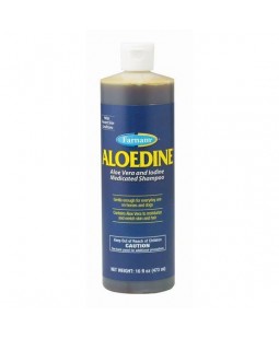 Shampoing dÃ©sinfectant cheval 473 ml Aloedine Farnam